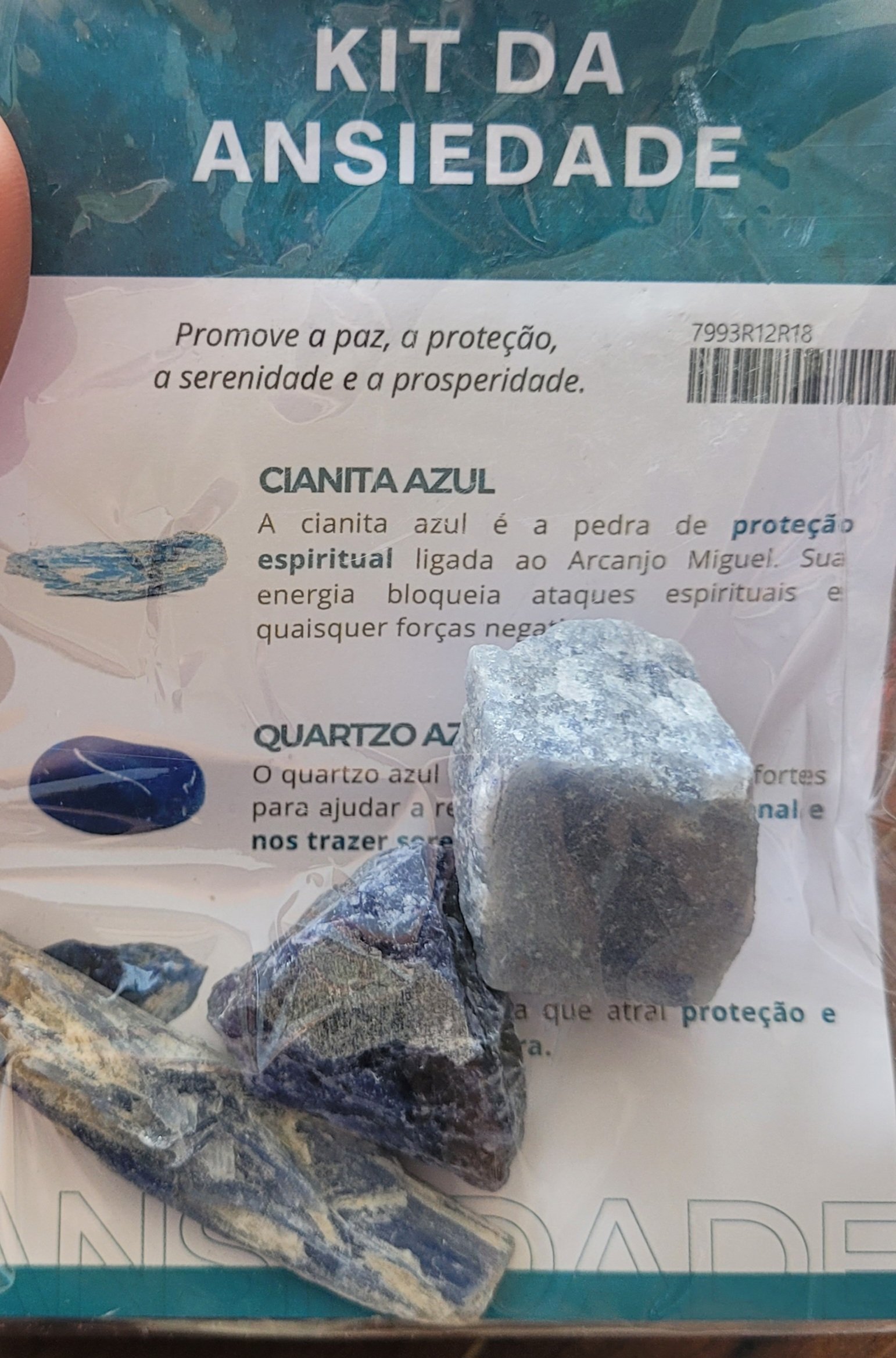 KIT PEDRAS ANSIEDADE